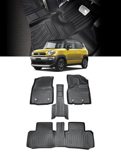 Cartist スズキ XBEE クロスビー MN71S型 フロアマット 立体カーマット 車用 3Dフロアマット セカンドマット 立体構造 Xbee 5人2017年12月? 車種専用設計 防水 滑り防止 耐汚れ TPE素材 カスタムパーツ 取 ce80063b