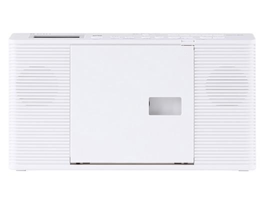 【新品・5営業日で発送】TOSHIBA 東芝 CDラジオ ホワイト AUREX（オーレックス） ワイドFM 声くっきり機能搭載(AX-CR40(W))