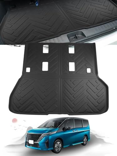 ruiya 新型 日産 c28 セレナ ラゲッジマット 専用 セレナ c28 e-power 荷台 ラゲッジトレイ 3Ｄラゲッジマット 折り畳み式 防水 滑らない TPE素材 防汚 超耐久性 簡単使用 無臭 折り皺なし トランクマット セレナ 8f412198