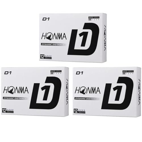 本間ゴルフ HONMA ボール D1 ボール 3ダースセット 3ダース(36個入り) ホワイトry