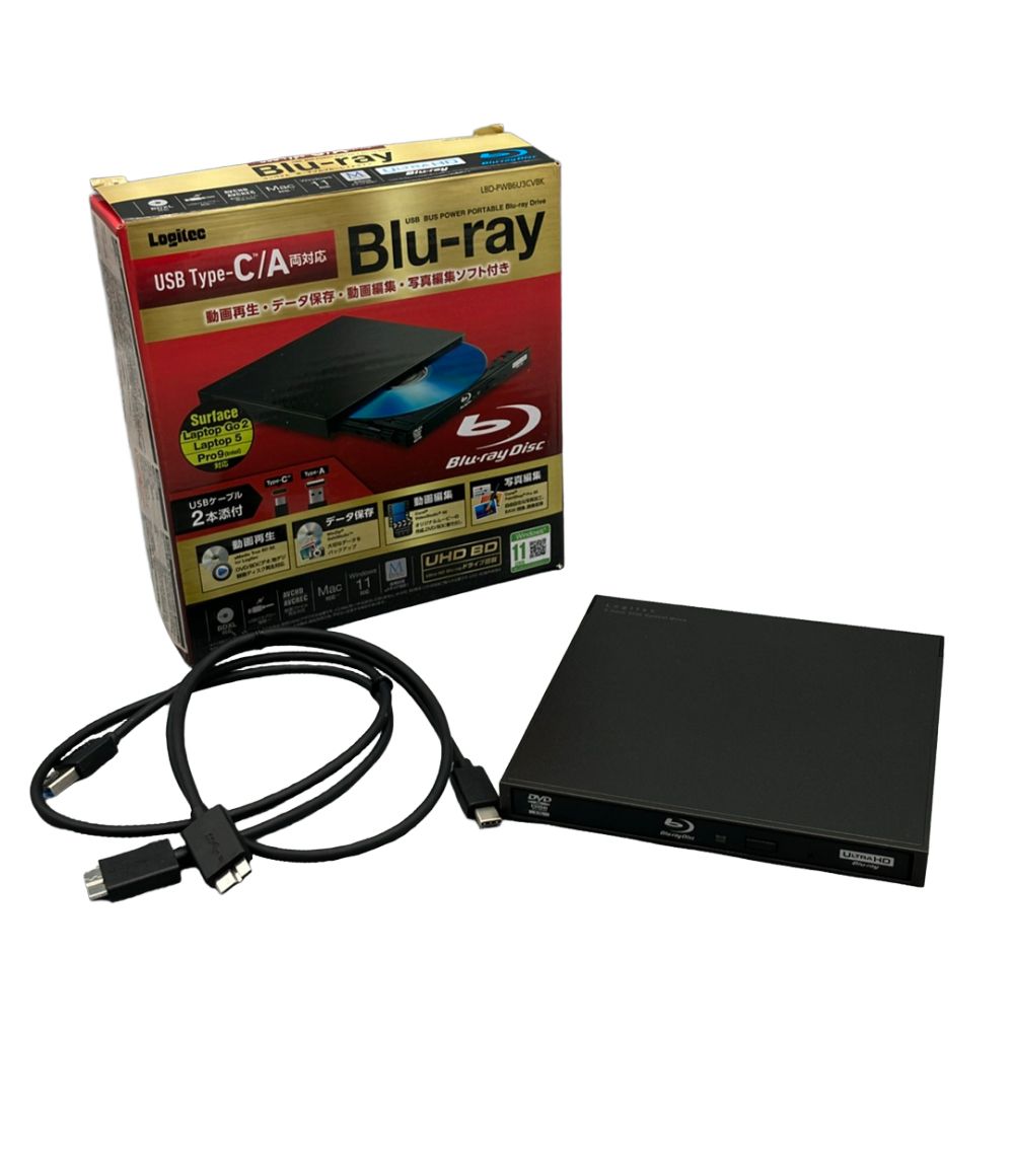 ロジテック ポータブルブルーレイドライブ LBD-PWB6U3CVBK Logitec
