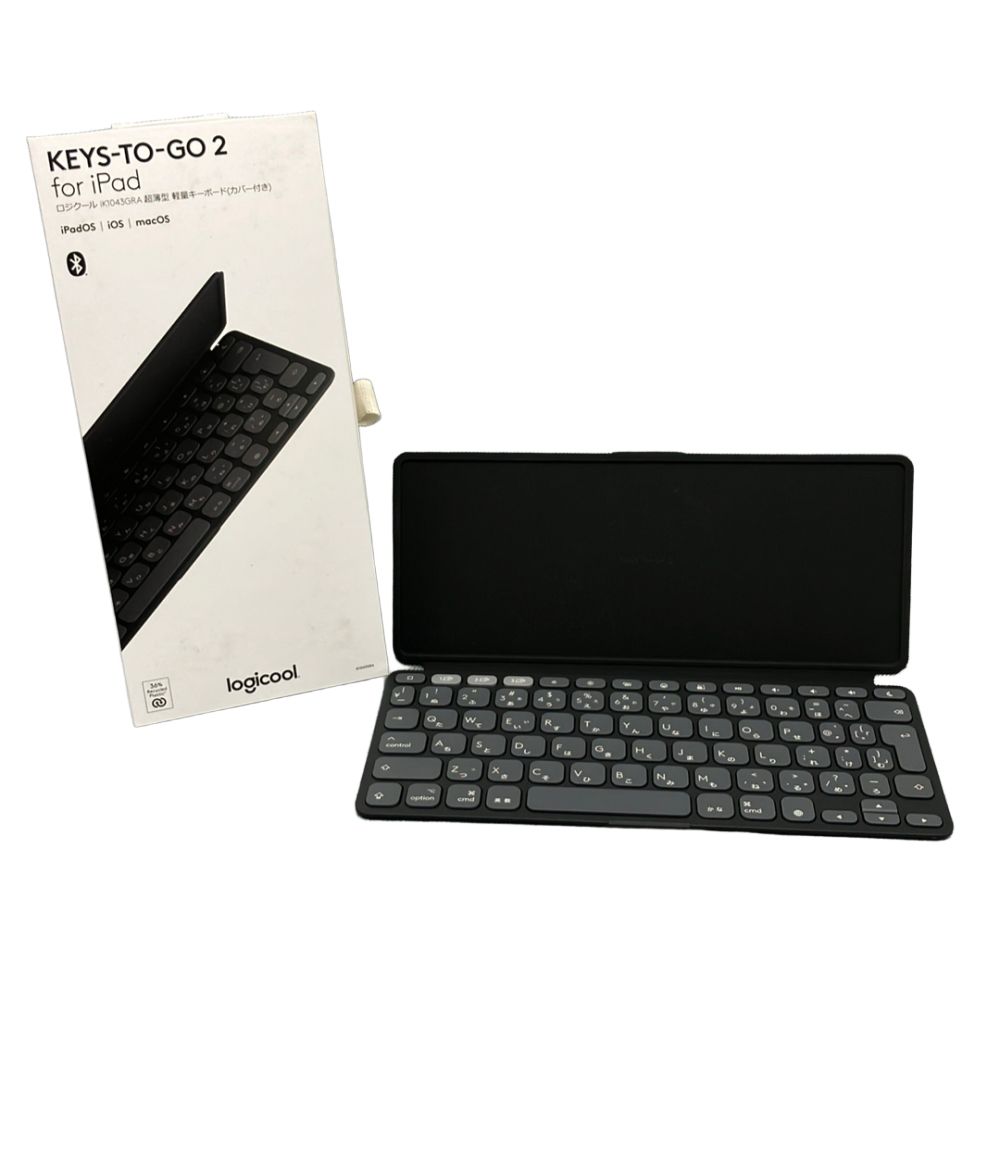 ロジクール キーボード Keys-to-Go 2 for iPad 超薄型 軽量キーボード iK1043GRA Logicool