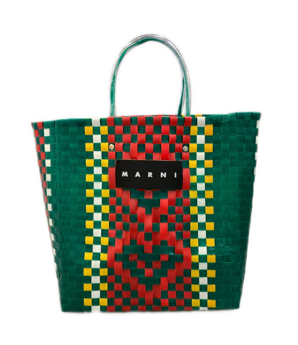 マルニ トートバッグ ピクニックバッグ かごバッグ レディース MARNI