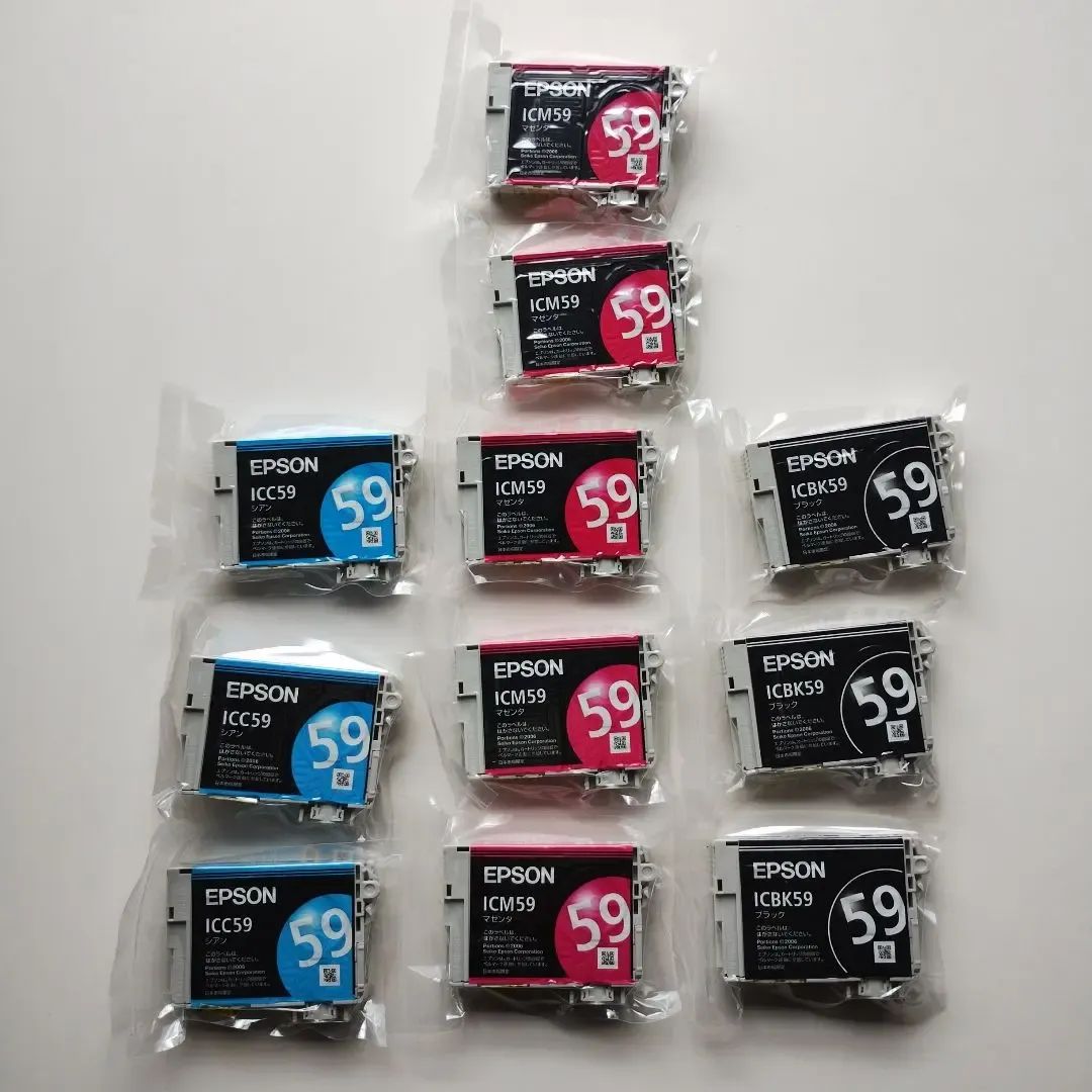 1029 EPSON 59 インクカートリッジ11個セット - メルカリ