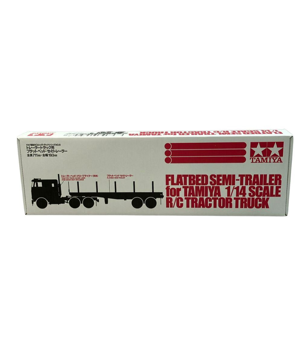 タミヤ 1/14 トレーラートラック用 フラットヘッド・セミトレーラー RCカー