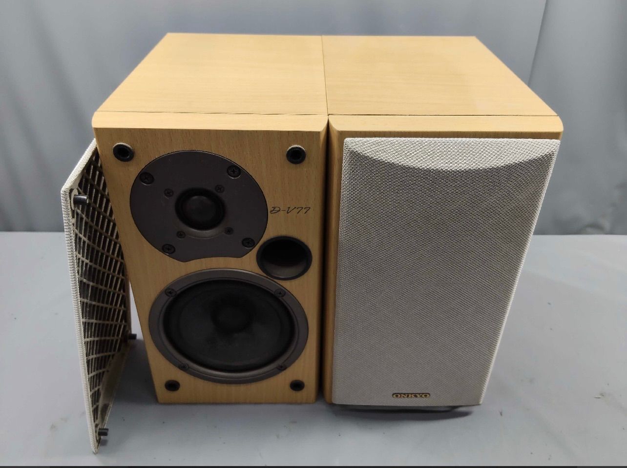 ジャンク】ONKYO FR-V77 CD/MD コンポ アンプ スピーカーセット - メルカリ