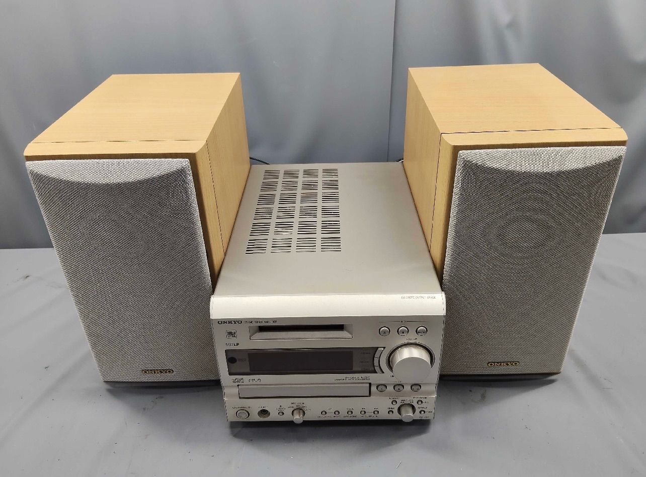 ジャンク】ONKYO FR-V77 CD/MD コンポ アンプ スピーカーセット - メルカリ