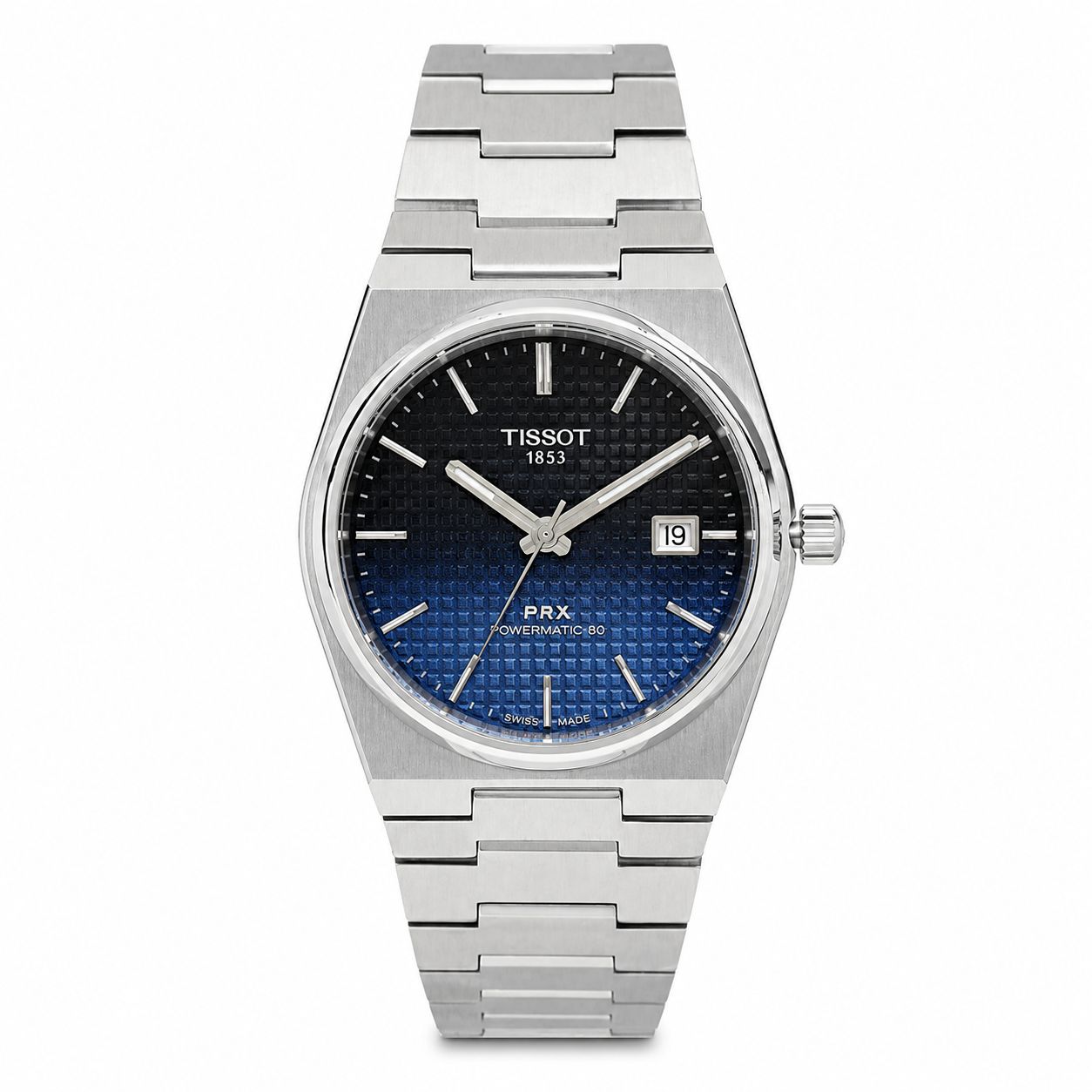 【ギフト対応可】ティソ TISSOT 腕時計 PRX 40mm Automatic Powermatic 80 ブラックカメレオン ブルー 自動巻き アナログ メンズ おしゃれ 人気 ブランド 誕生日 記念 プレゼント ギフト 送料無料