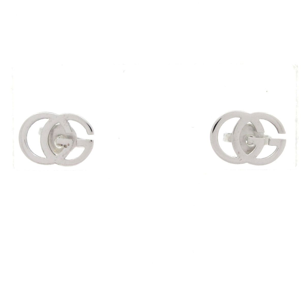 GUCCI(グッチ) ピアス美品 ダブルG K18WG