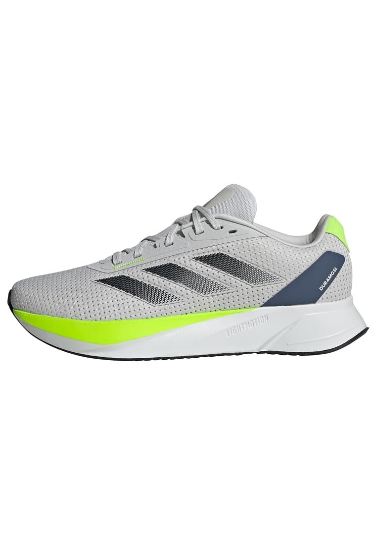 [アディダス] ランニングシューズ デュラモ SL LZQ32 ダッシュグレーコアブラックルシッドレモン。 25.0 cm [ダッシュグレーコアブラックルシッドレモン。] [25.0 cm]