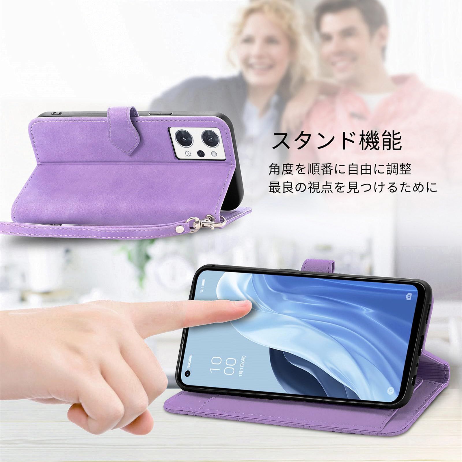 for Libero 5G III ケース 手帳型 ビジネスフリップノートレザーケース