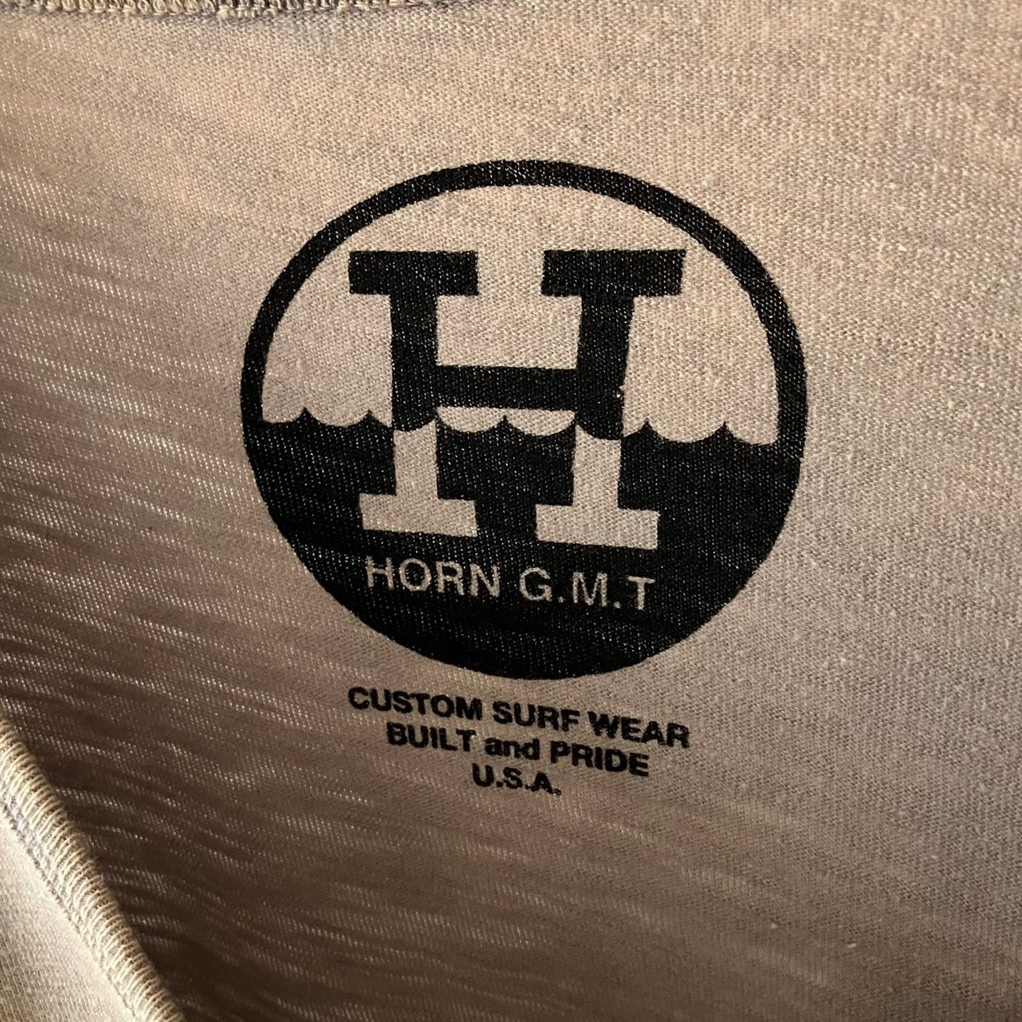 HORN GARMENT/ホーンガーメント】HORN G.M.T 半袖Tシャツ プリントT