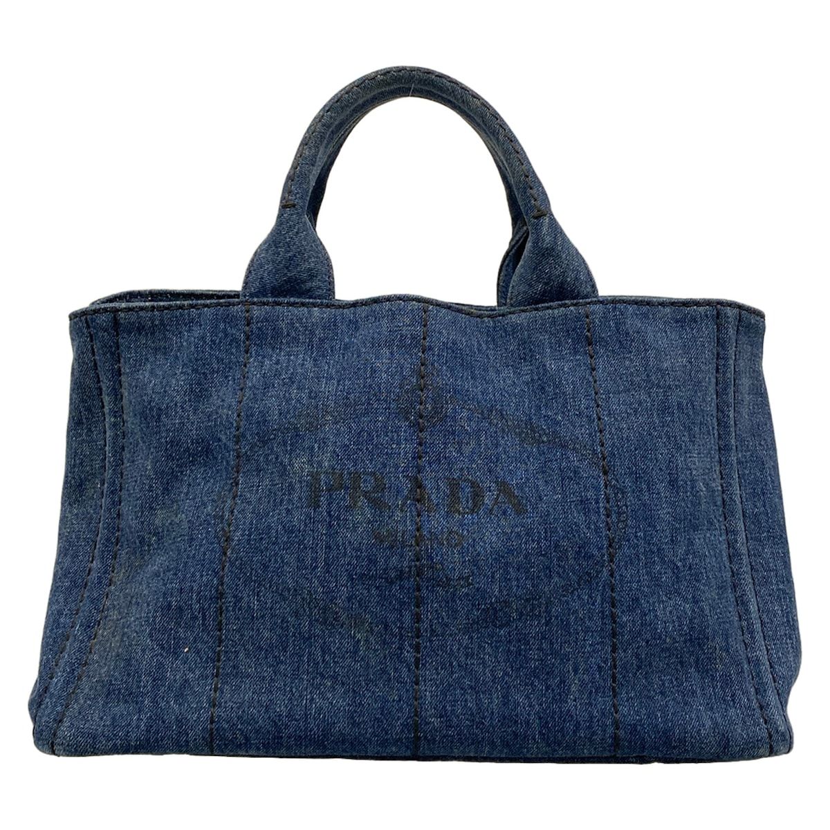 PRADA(プラダ) トートバッグ CANAPA 1BG642 ブルー