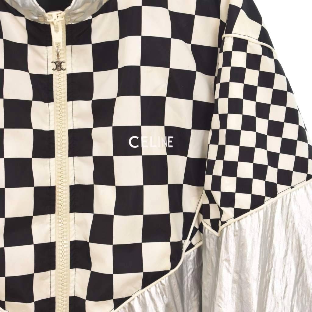 早い者勝ち！セリーヌ　ルーズ チェッカー ボード ブルゾン ボンバージャケット セリーヌ CELINE 21AW Loose Blouson Jacket ルーズ チェッカーボード