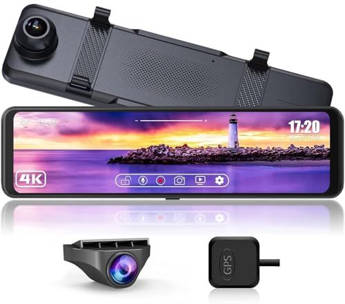 Changer ドライブレコーダー ミラー型 【伸縮式カメラ+4K+ズーム機能 +Type-C電源】11インチ 右カメラ GPS搭載 ドラレコ 前後カメラ 載 超鮮明夜間撮影 リアカメラ映像上下左右反転可 ガイドライン角度調整可 24時間駐車 b2960d13