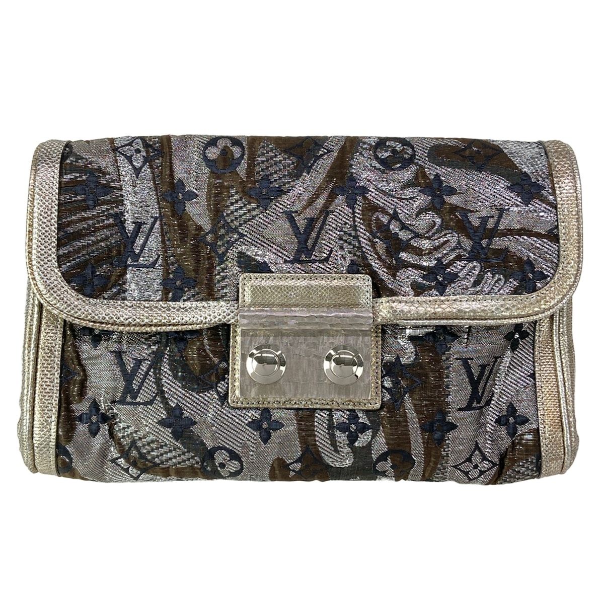 LOUIS VUITTON(ルイヴィトン) クラッチバッグ コレクションライン タリ シルバー