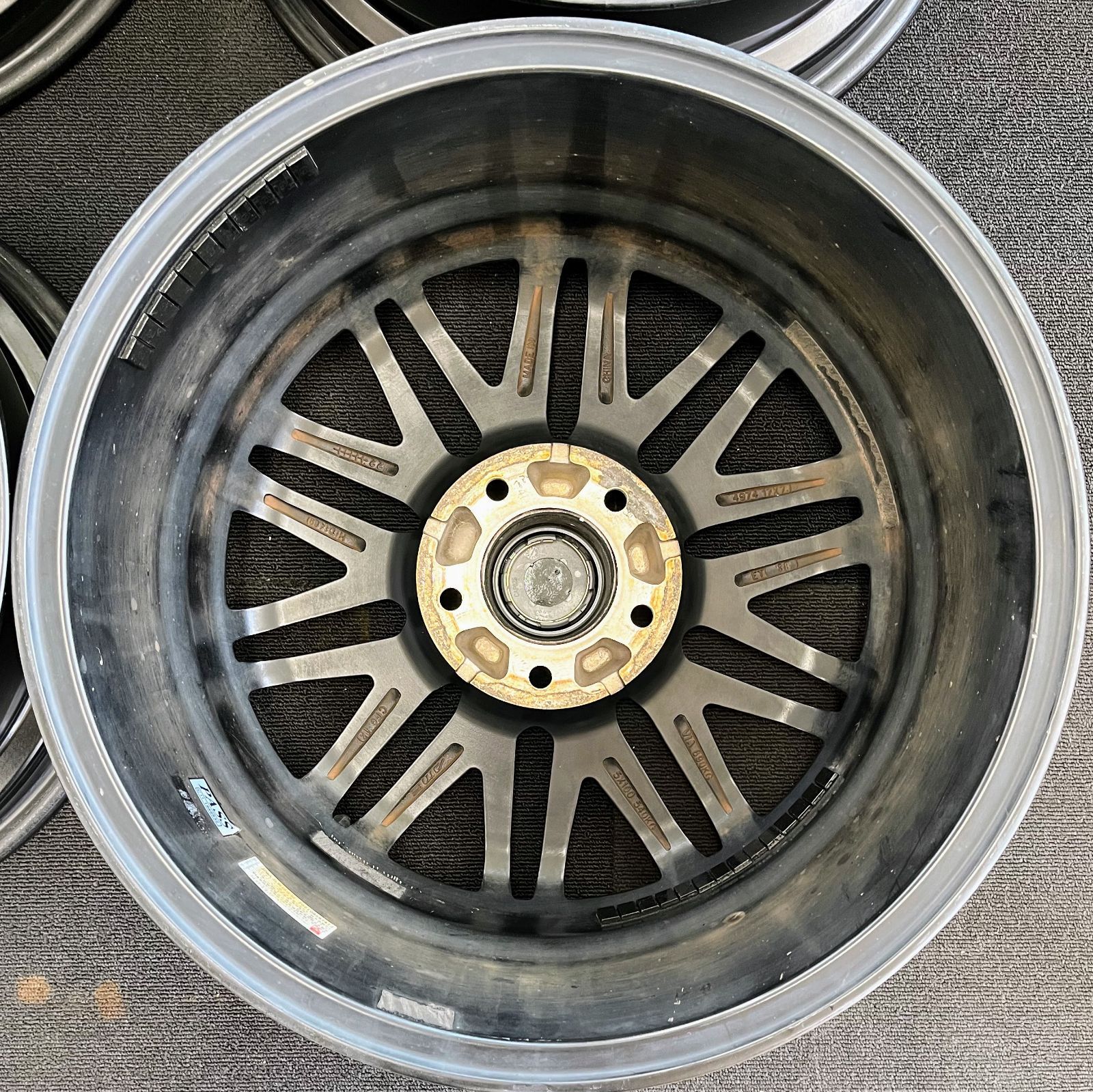 ☆【送料無料】【17×7J+38】中古美品 アルミホイール 4本セット 17