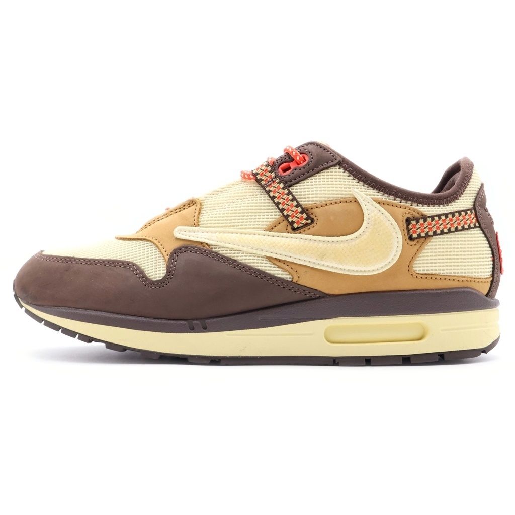 NIKE (ナイキ) ×TRAVIS SCOTT AIR MAX 1 CJ BAROQUE BROWN トラヴィススコット エアマックス1 カクタスジャック ローカートスニーカー ブラウン US11/29cm DO9392-200