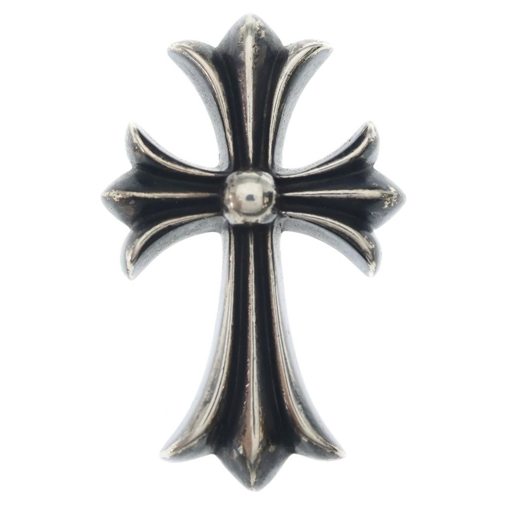 CHROME HEARTS (クロムハーツ) CH CRS SML スモールCHクロス ペンダントトップ シルバー BCA219