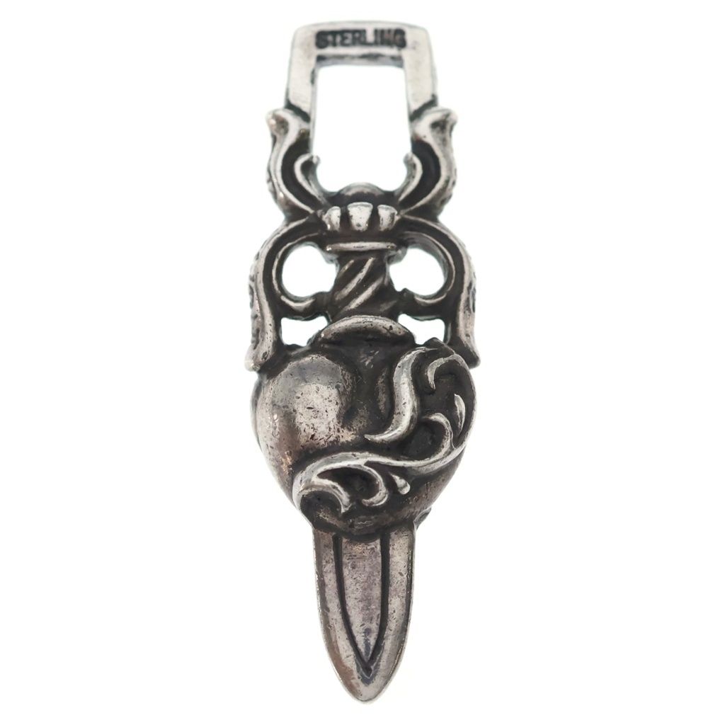 CHROME HEARTS (クロムハーツ) DAGGER HEART ダガーハート ペンダントトップ シルバー BCA243