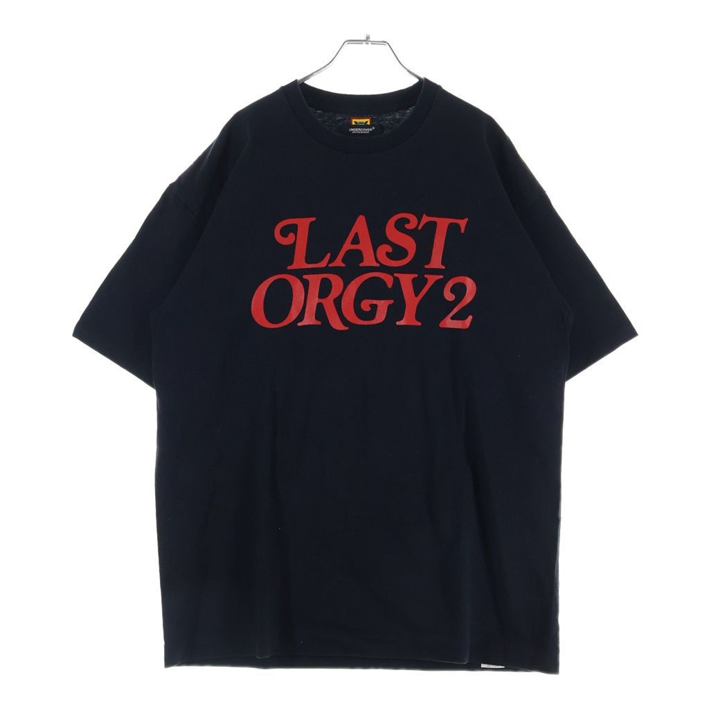 HUMAN MADE (ヒューマンメイド) 22SS ×UNDERCOVER VERDY LAST ORGY 2 ロゴプリント クルーネック半袖Tシャツカットソー ブラック
