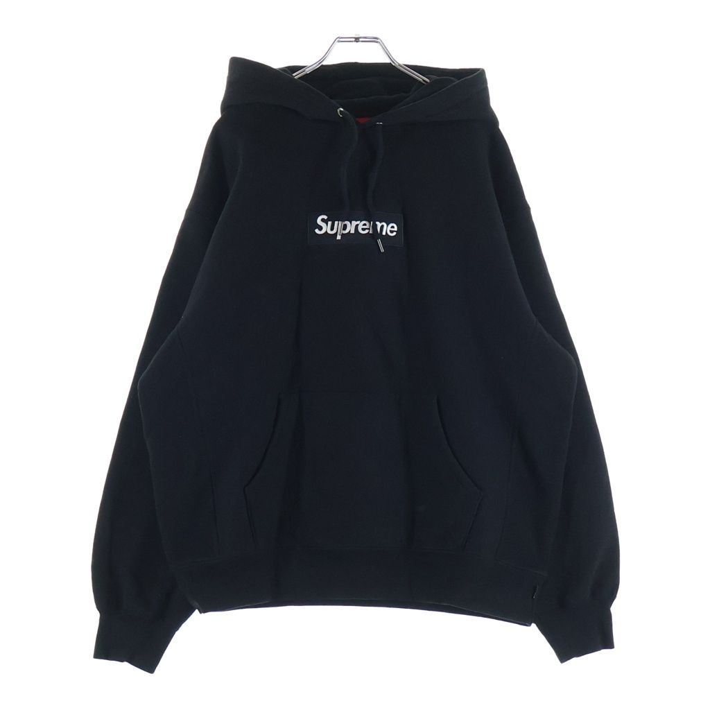 SUPREME (シュプリーム) ボックスロゴフーディー パーカー ブラック #M