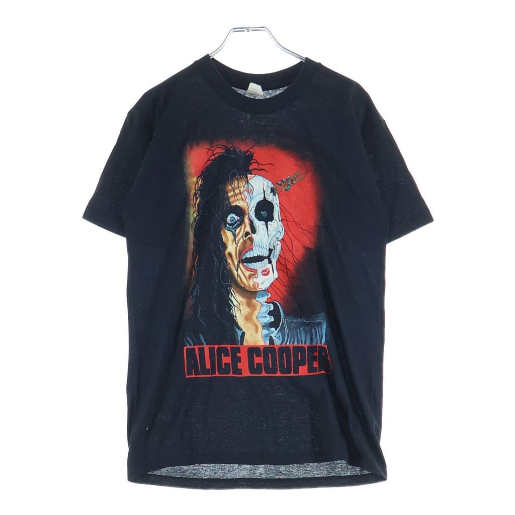 VINTAGE (ヴィンテージ) 80S ALICE COOPER 1989 TRASH TOUR TEE アリスクーパー 半袖Tシャツ カットソー ブラック