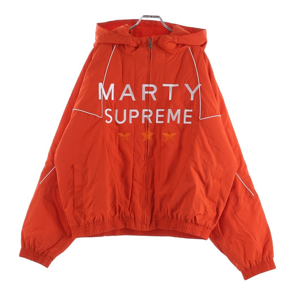 NO BRAND (ノーブランド) 24AW NAHMIAS(ナミアス) x Marty Supreme Classic Warm Up Jacket マーティ・シュプリーム クラシック ジップアップジャケット オレンジ