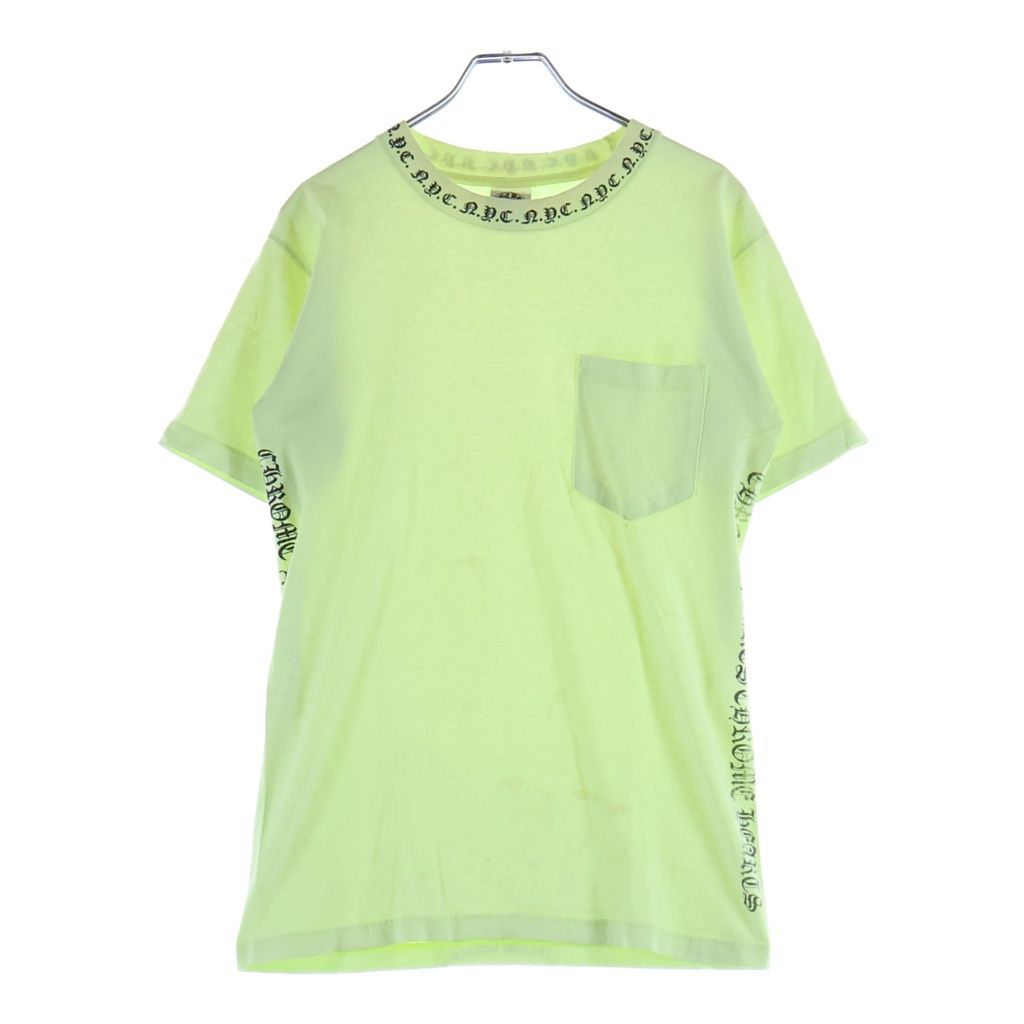 CHROME HEARTS (クロムハーツ) OLD NYC限定 オールドネックロゴ限定 半袖Tシャツカットソー