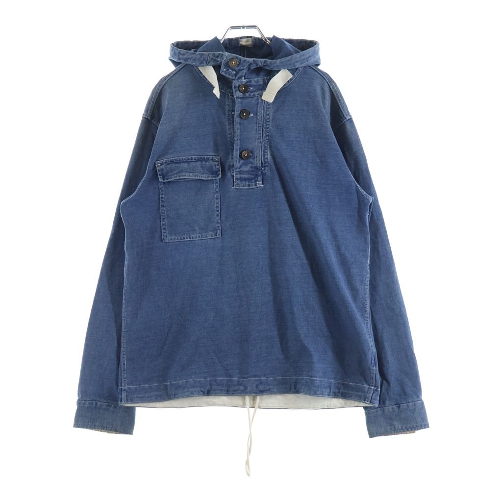 POLO RALPH LAUREN (ポロラルフローレン) VINTAGE 90s-00s ガンナーズスモック プルオーバー インディゴ