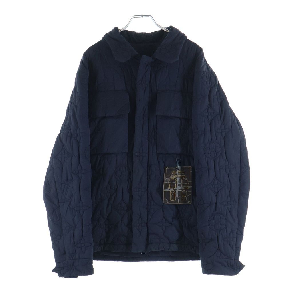 LOUIS VUITTON (ルイヴィトン) モノグラムパデッドライトブルゾン ジャケット 1A5VAQ ネイビー