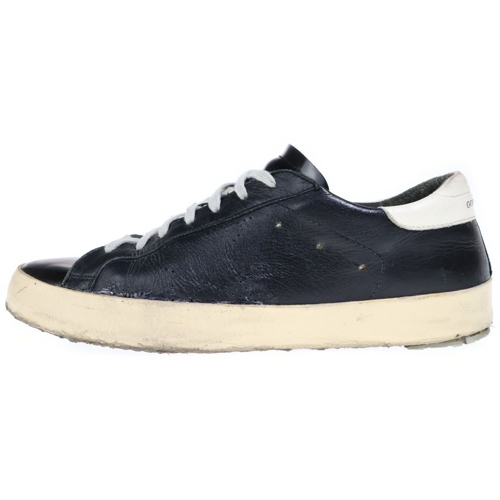 GOLDEN GOOSE DELUXE BRAND (ゴールデングースデラックスブランド) ローカットスニーカー シューズ レザー #41 ブラック