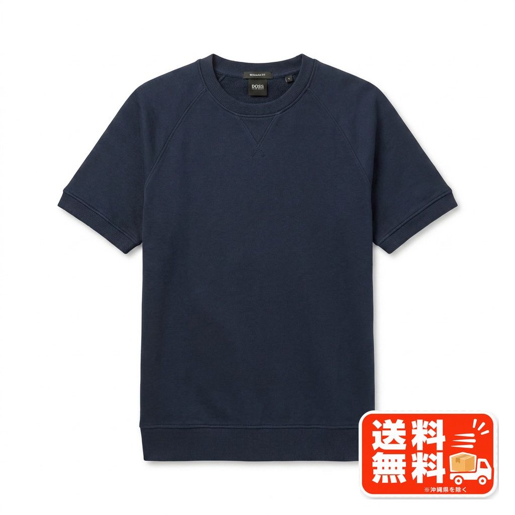ヒューゴボス　Ｔシャツ　ネイビー BOSS HUGO BOSS ボス ヒューゴボス 半袖Tシャツ ネイビー 無地 theory