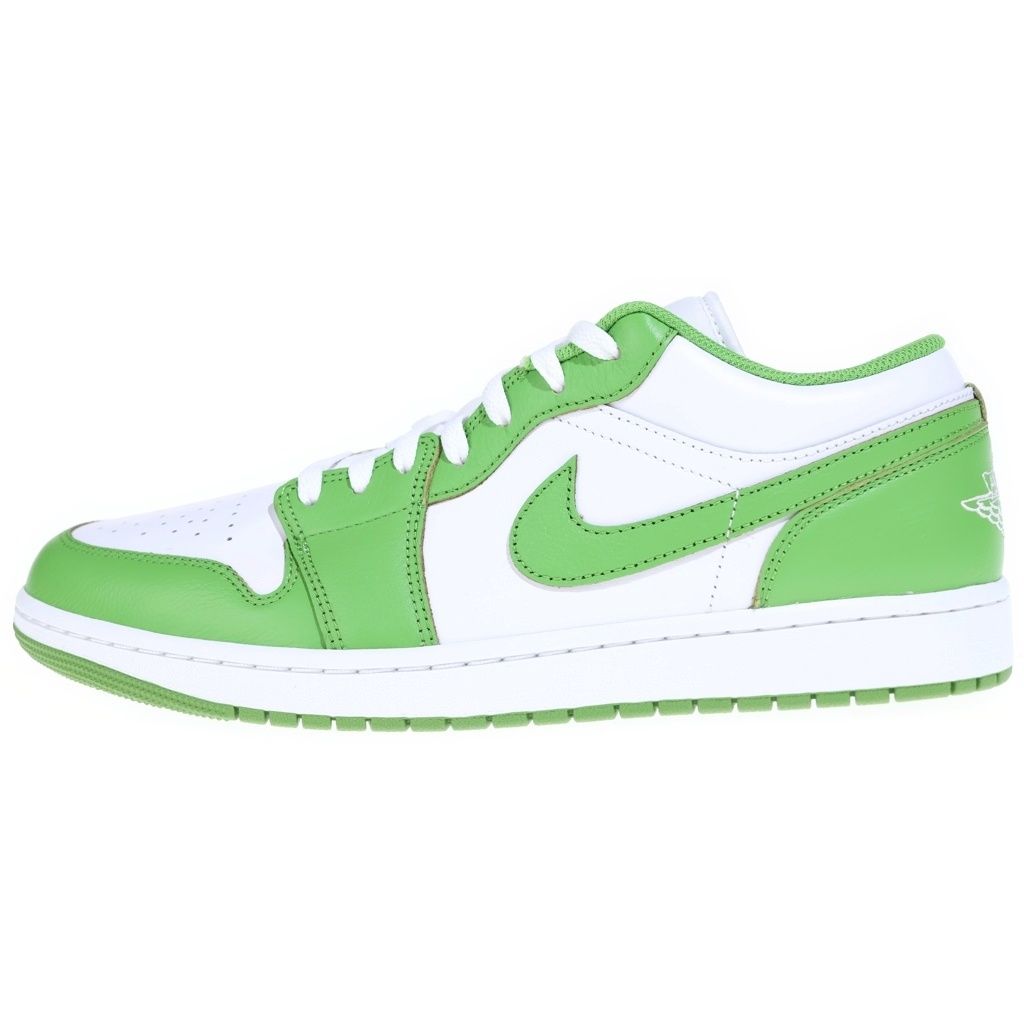 NIKE (ナイキ) AIR JORDAN 1 LOW エアジョーダンワン ローカットスニーカー シューズ US12/30cm ホワイト/グリーン