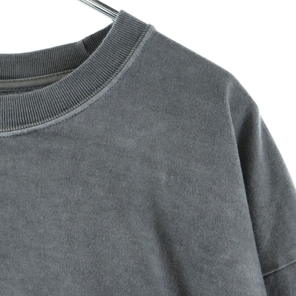NEIGHBORHOOD (ネイバーフッド) 25SS NH . TEE LS-3 ロゴプリント ロングスリーブ 長袖Tシャツ カットソー グレー 251PCNH-LT03
