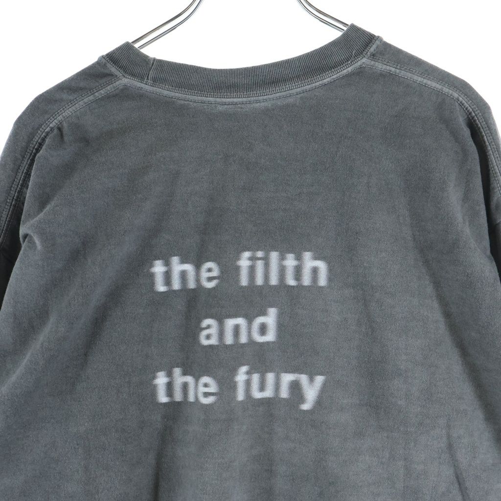 NEIGHBORHOOD (ネイバーフッド) 25SS NH . TEE LS-3 ロゴプリント ロングスリーブ 長袖Tシャツ カットソー グレー 251PCNH-LT03