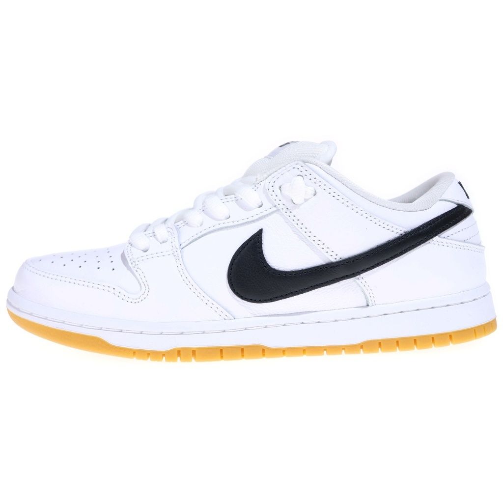 NIKE SB (ナイキエスビー) DUNK LOW ORANGE LABEL WHITE BLACK ダンク オレンジ ラベル ローカットスニーカー ホワイト/ブラック US8.5/26.5cm CD2563-101