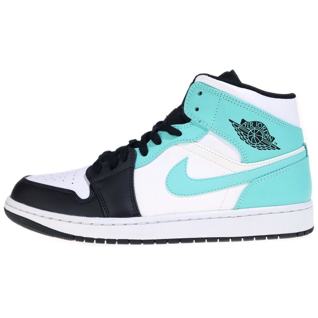 NIKE (ナイキ) AIR JORDAN 1 MID Tropical Twist 554724-132 エアジョーダン 1 トロピカル ツイスト ミッドカットスニーカー ホワイト/ライトブルー US10.5/28.5cm