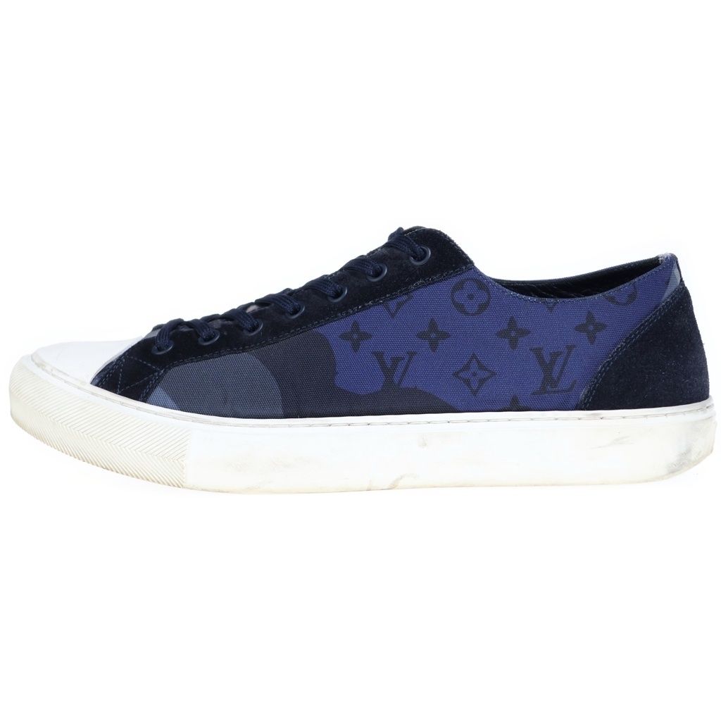 LOUIS VUITTON (ルイヴィトン) Monogram Tattoo Line モノグラム タトゥー ライン ローカットスニーカー ネイビー 1A67I4