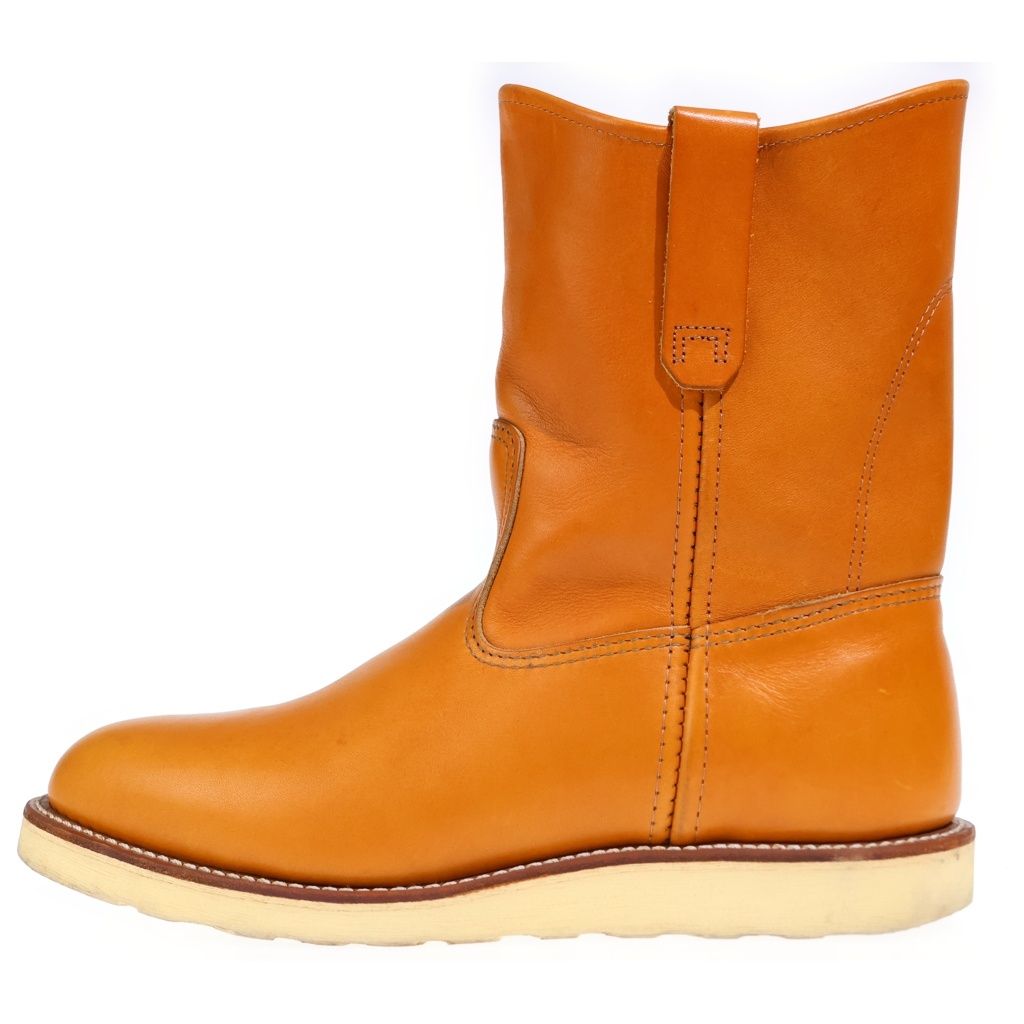 RED WING (レッド ウイング) 9866 PECOS BOOTS ペコスブーツ 復刻犬タグ ハイカットレザーブーツ ブラウン