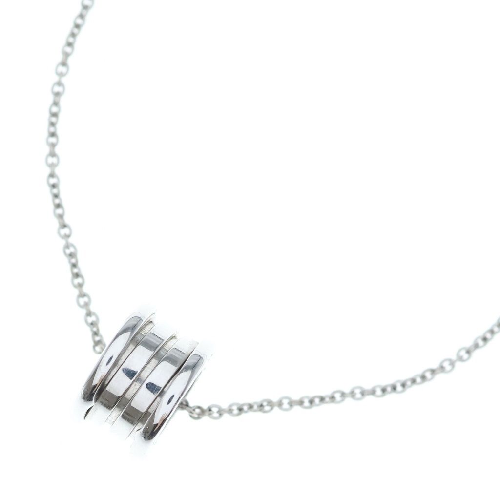 BVLGARI (ブルガリ) ビーゼロワン ネックレス ペンダント チェーンホワイトゴールド 750WG
