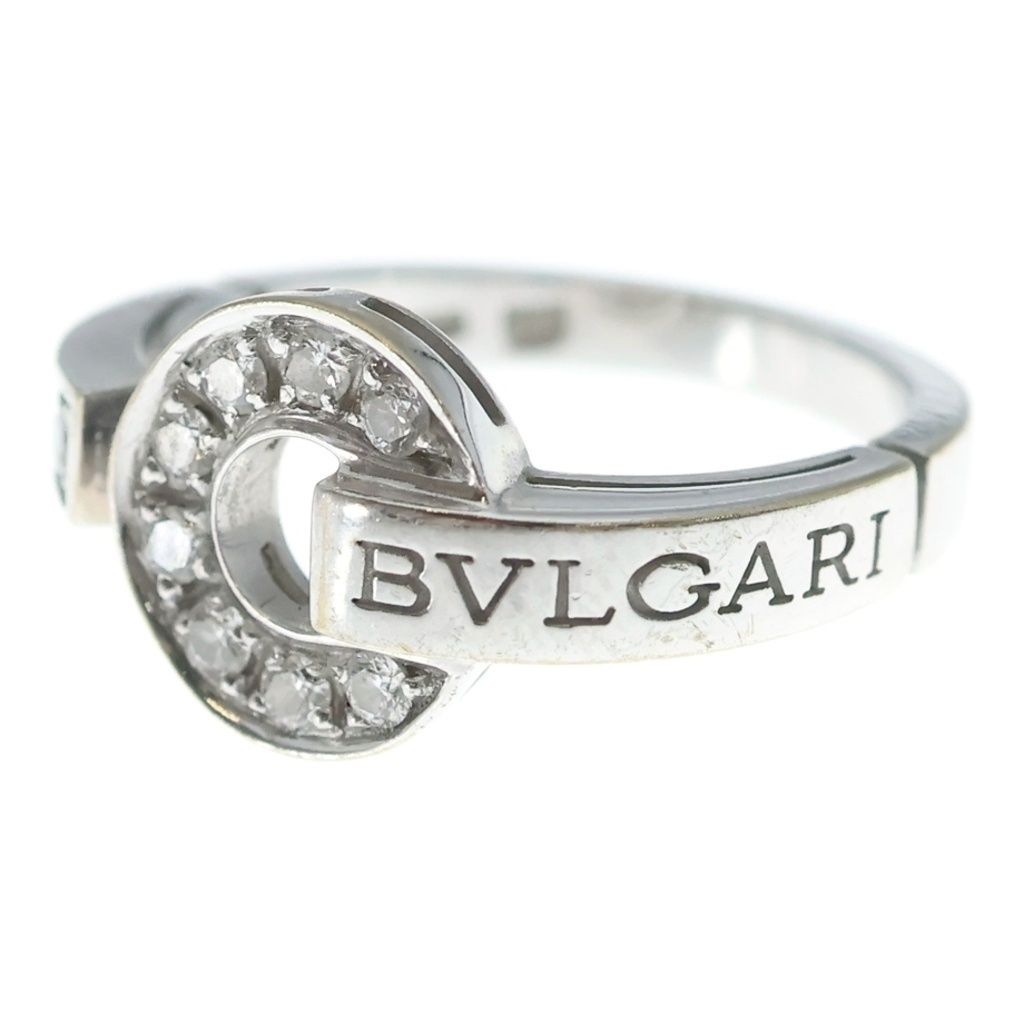 BVLGARI (ブルガリ) ブルガリブルガリ オープンワーク ダイヤ リング ホワイトゴールド 750WG #11