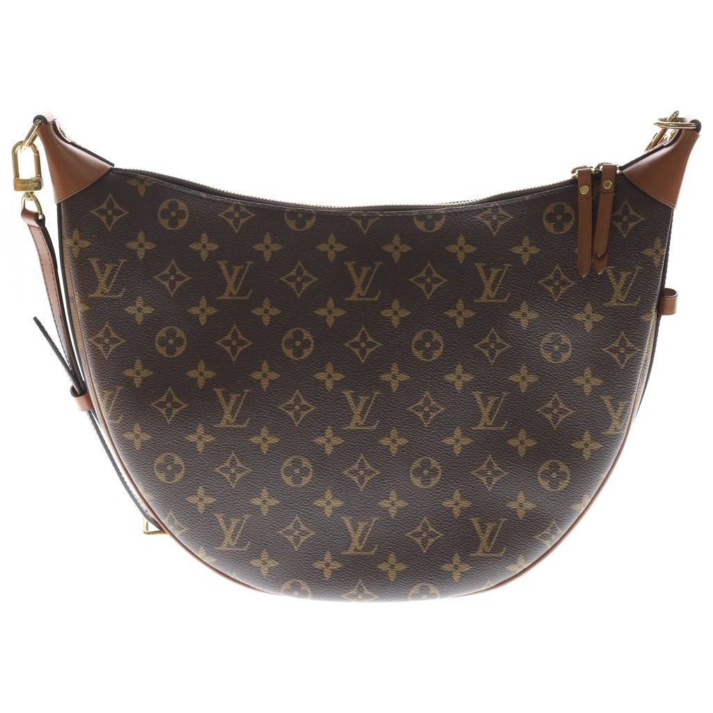 LOUIS VUITTON (ルイヴィトン) モノグラム リバース ループホーボー PVC レザー 2WAY チェーン ハンドバッグ ショルダーバッグ M46311 ICタイプ ブラウン
