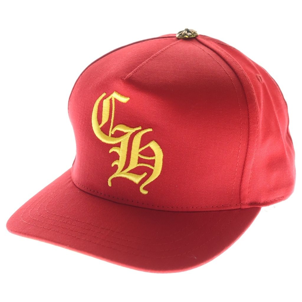 CHROME HEARTS (クロムハーツ) CH BASEBALL Trucker Cap トラッカーキャップ ベースボールキャップ 帽子 レッド/イエロー