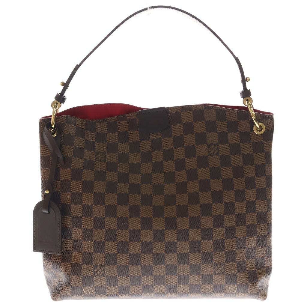 LOUIS VUITTON (ルイヴィトン) ダミエ グレースフルPM PVC レザー ショルダーバッグ ブラウン N44044