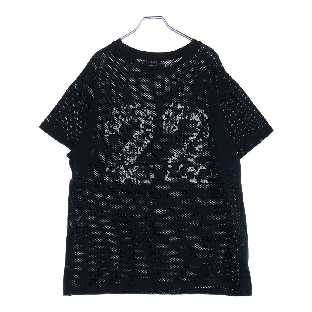 AMIRI (アミリ) 18SS 22ナンバリング メッシュ 半袖Tシャツカットソー