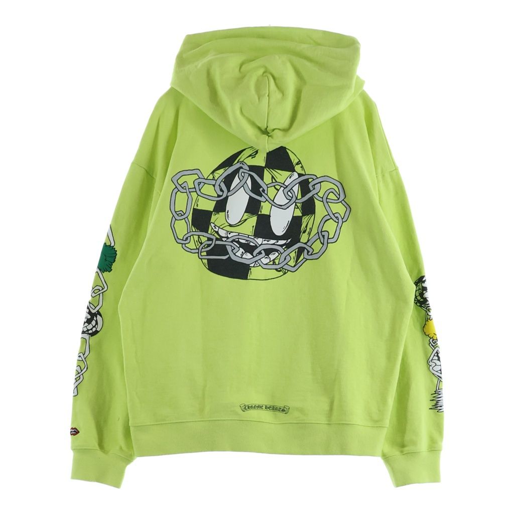 CHROME HEARTS (クロムハーツ) ×MATTY BOY PPO CHAIN GAME Pullover Hoodie マッティボーイ プルオーバーパーカー フーディー イエロー