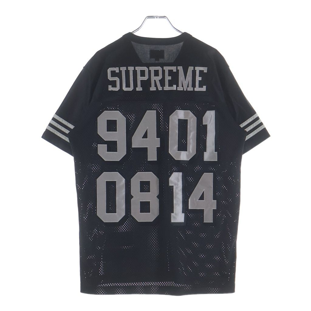 SUPREME (シュプリーム) 14SS Championship Football Top チャンピオンシップ フットボール トップ メッシュ 半袖Tシャツカットソー ブラック