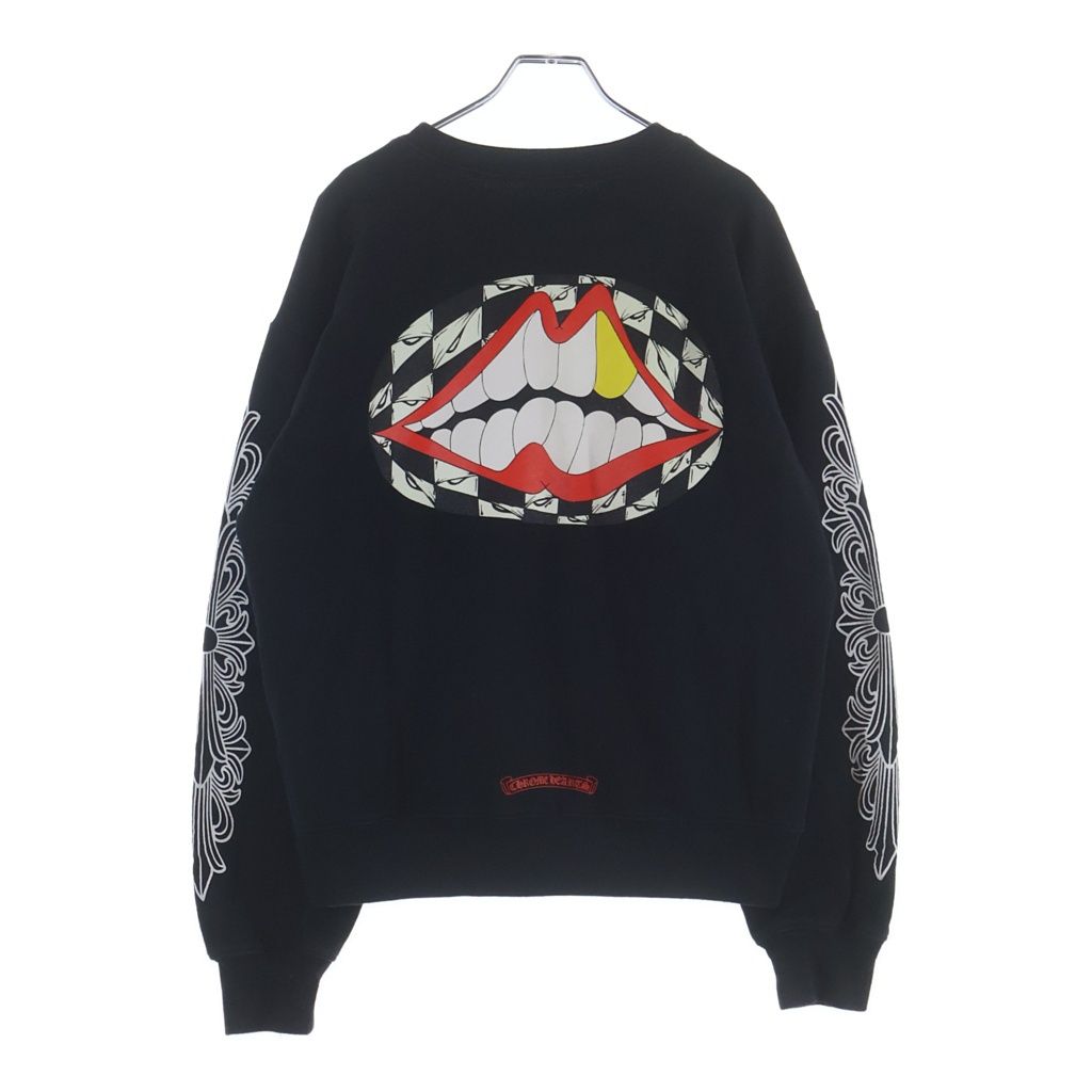 CHROME HEARTS (クロムハーツ) ×MATTY BOY 99 EYES CHOMPER SWTSHRT マッティボーイ 99アイズ チョンパー スウェット ブラック