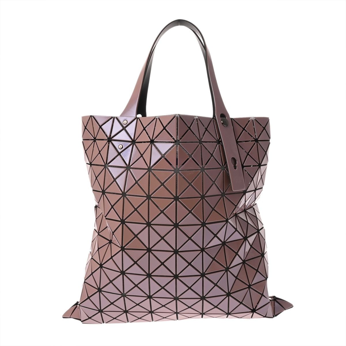 バオバオ BAOBAO ISSEY MIYAKE LUCENT ピンク レディース メタリックエナメル トートバッグ
